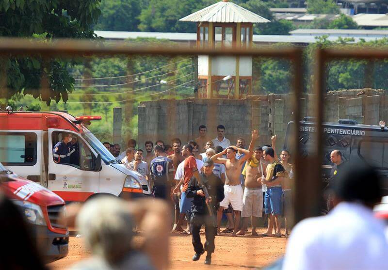 se registra matanza prision goias brasil
