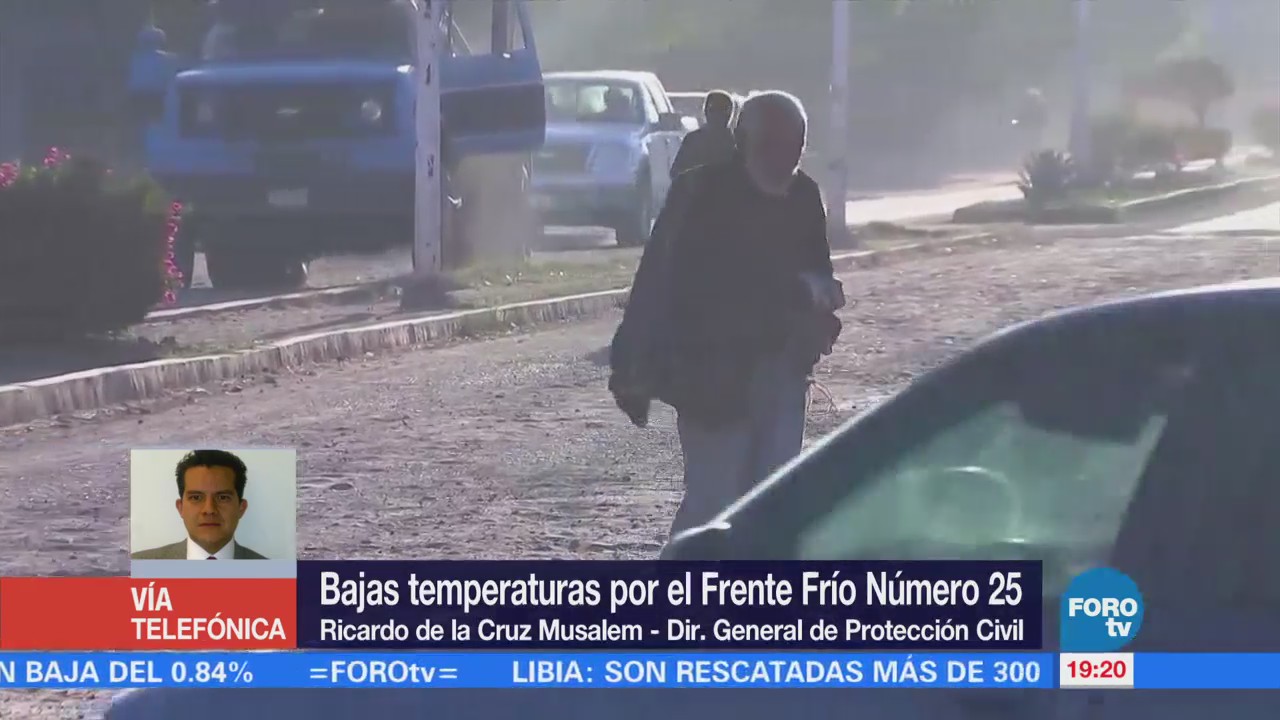 Protección Civil Alerta Población Bajas Temperaturas País