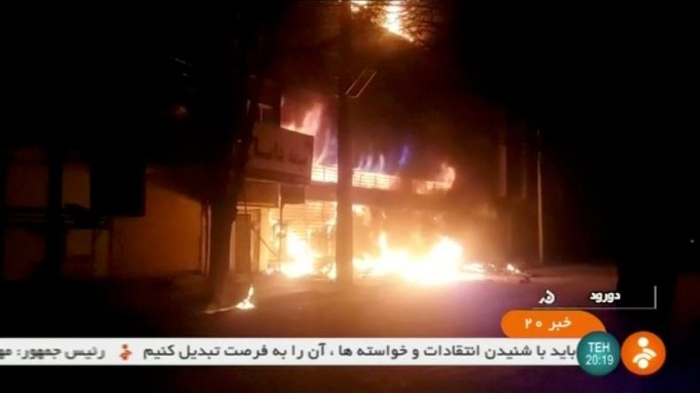 television irani reporta nueve muertos en protestas; suman 20