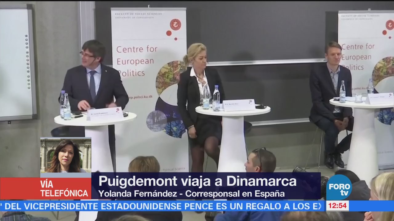 Puigdemont realiza primer viaje desde que huyó de España