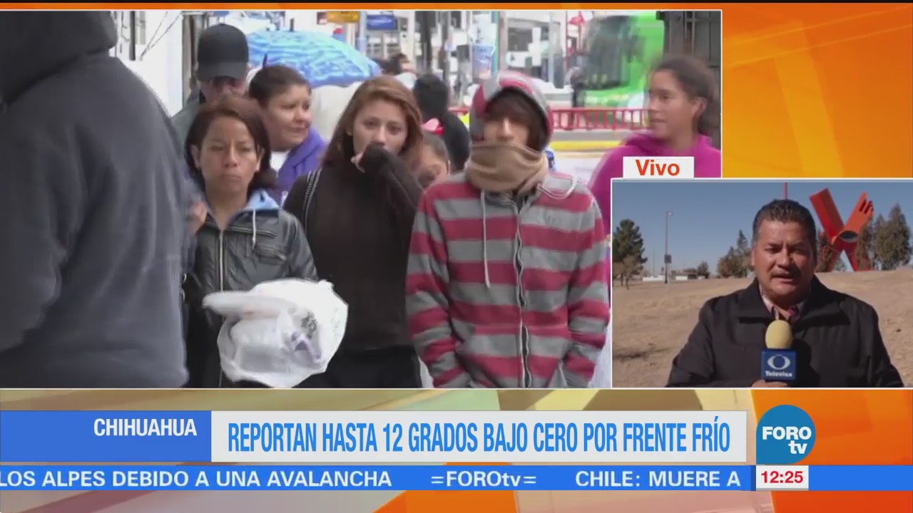 Se reportan temperaturas bajo cero en Ciudad Juárez
