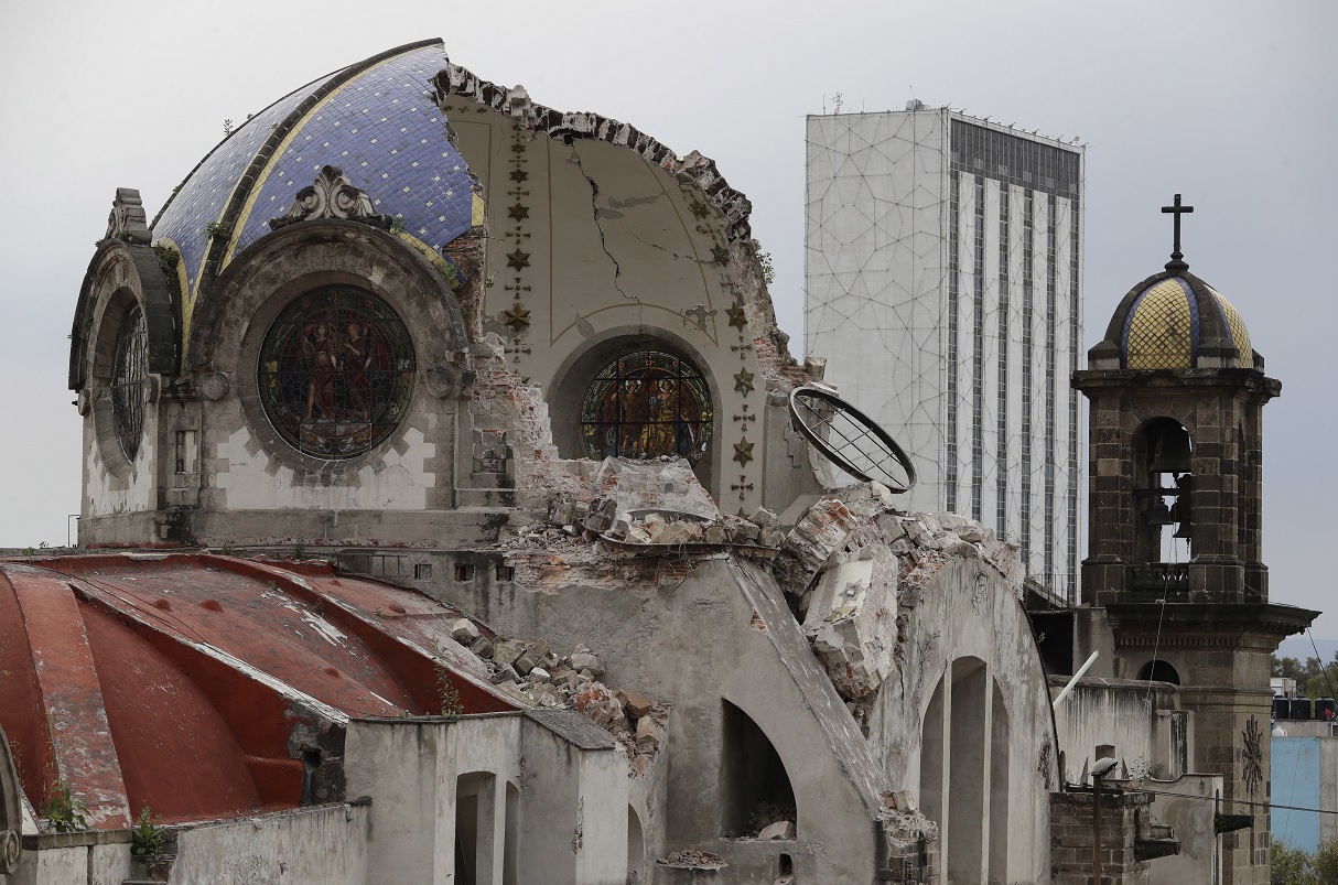 sismos septiembre danaron 1850 templos catolicos 11 estados mexico