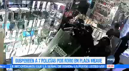 Suspenden Siete Policías Capitalinos Robo Celulares Plaza Meave