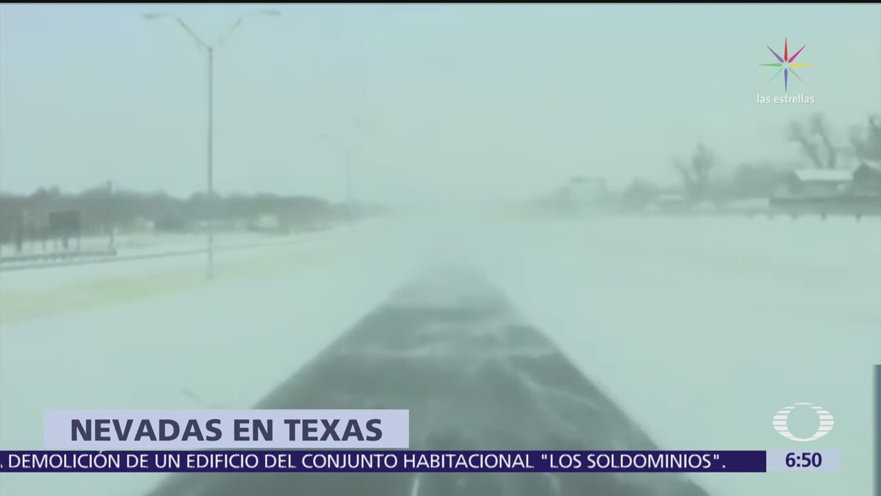 Texas sufre efectos de las bajas temperaturas