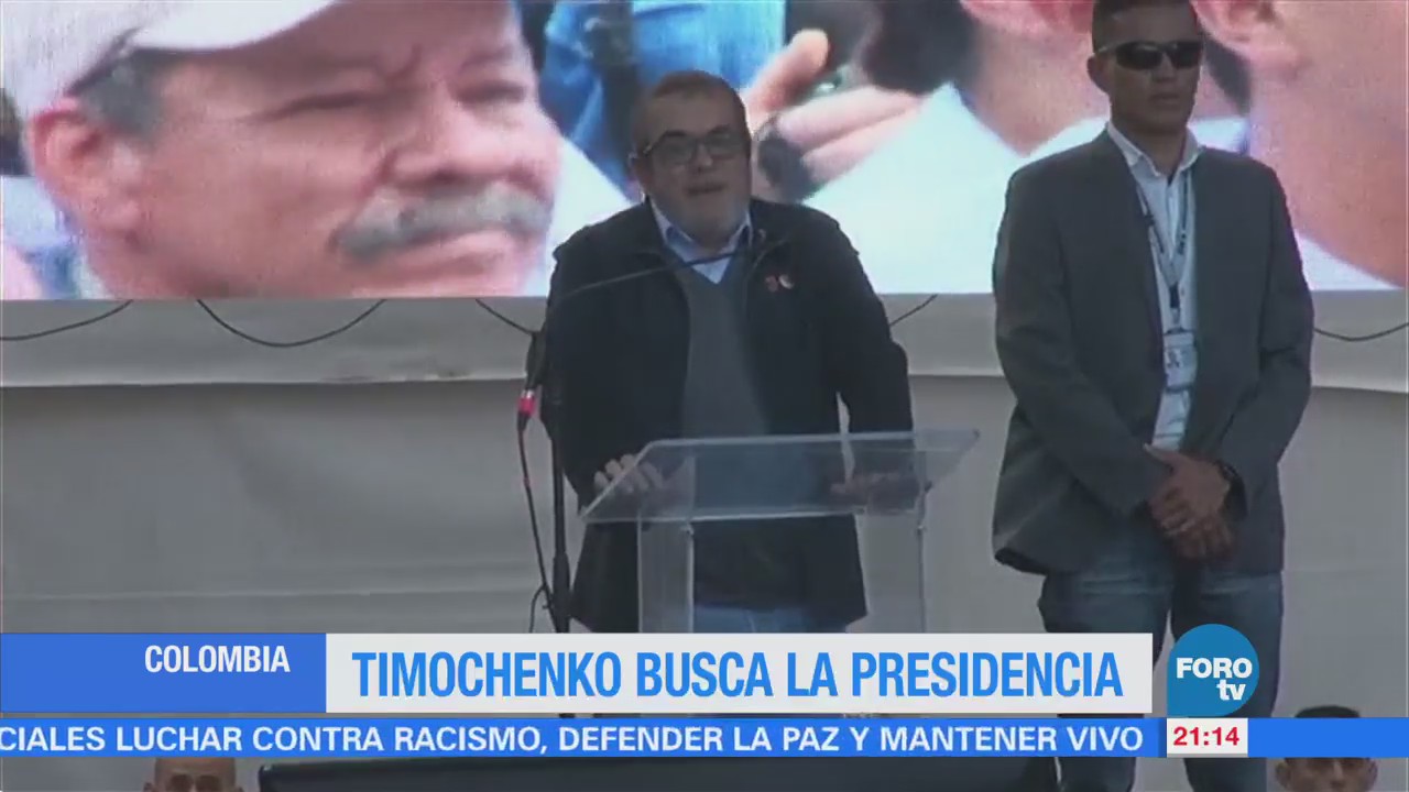 Timochenko busca la presidencia en Colombia