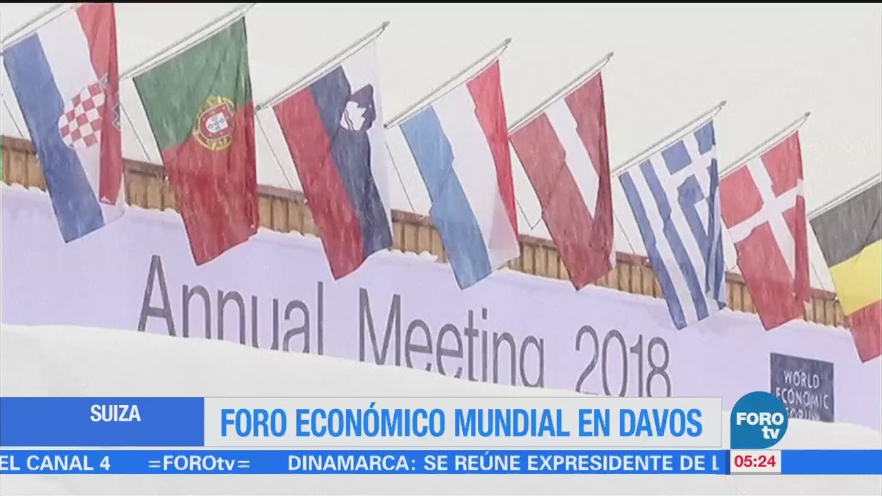 Todo listo para el 48 Foro Económico Mundial de Davos