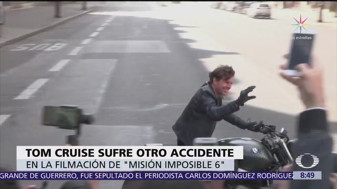 Tom Cruise sufre otro percance durante filmación de 'Misión Imposible 6'