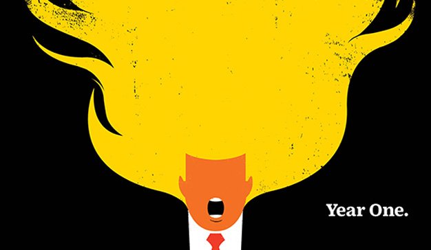 Trump llamas revista Time critica primer año Casa Blanca