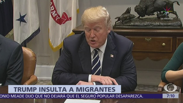Trump rechaza llegada de migrantes procedentes de 'países de mierda'