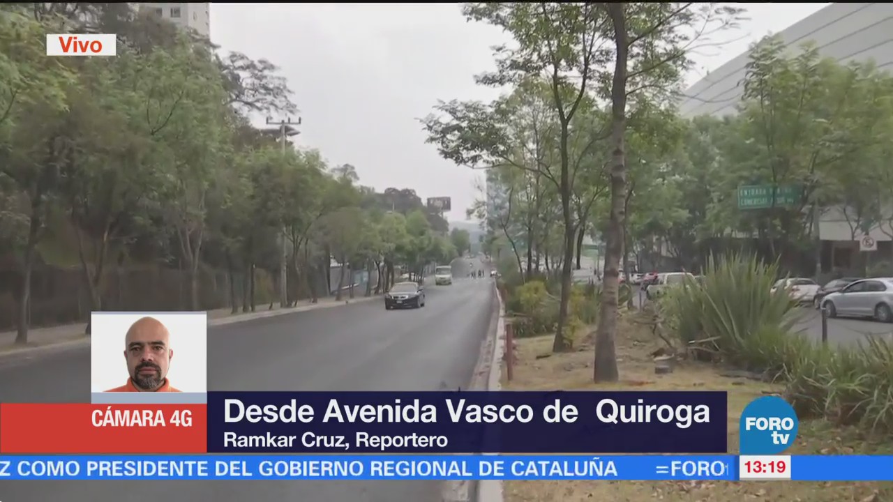 Vecinos exigen seguridad en avenida Vasco de Quiroga, CDMX