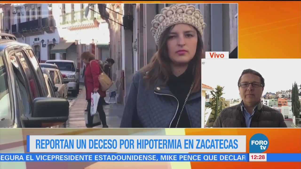 Zacatecas registra un muerto por hipotermia debido a intenso frío