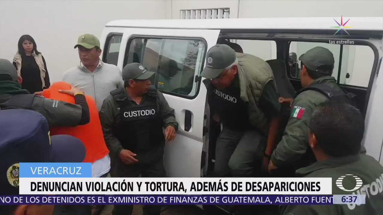20 expolicías de Veracruz, detenidos por desaparición forzada y abuso sexual