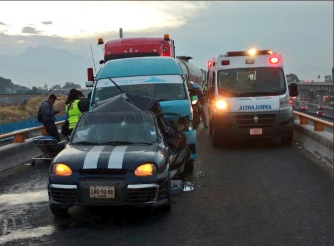 dos muertos deja un accidente en la autopista mexico puebla