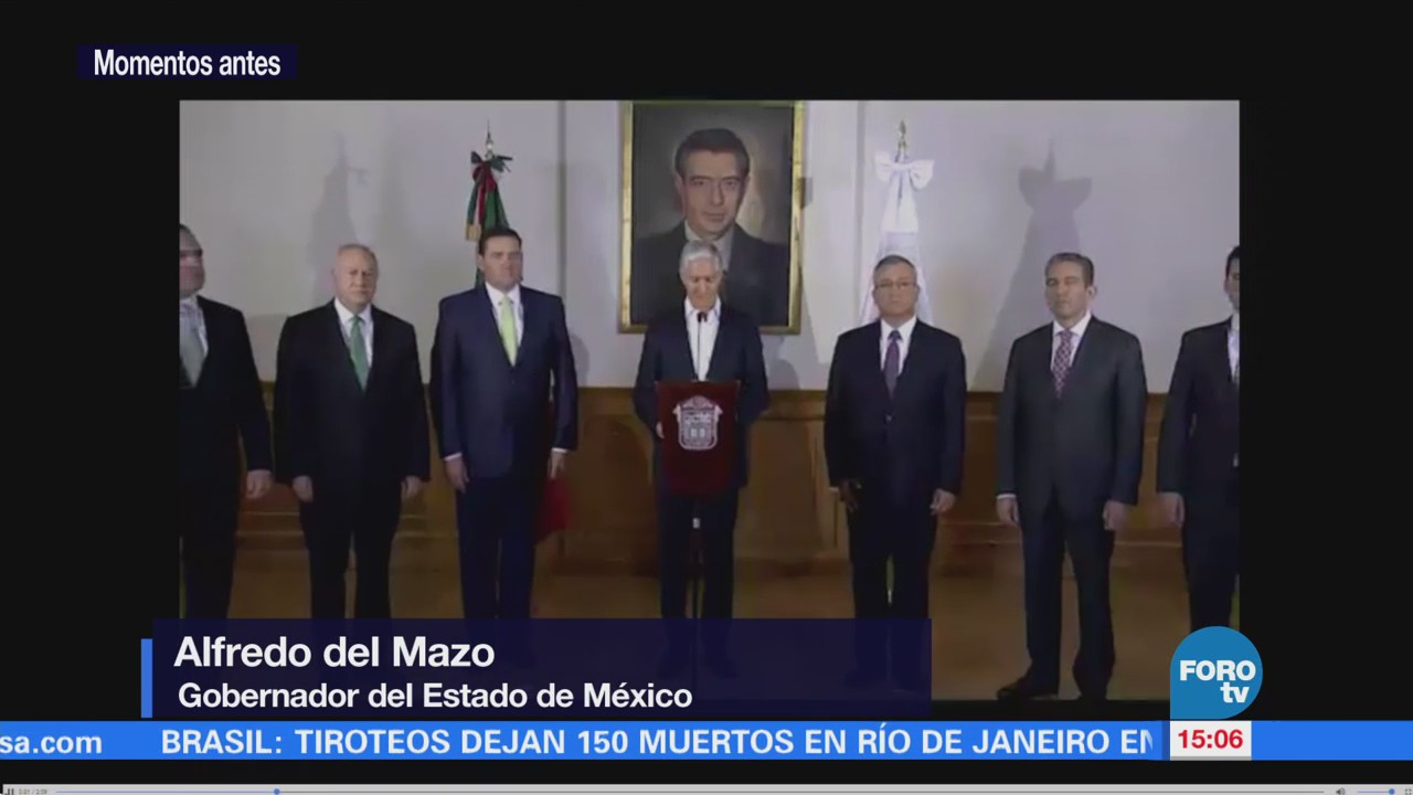 Alfredo Del Mazo anuncia nombramientos en su gabinete