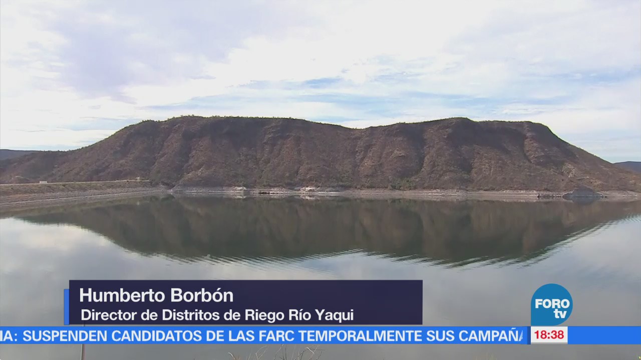 Almacenamiento de agua en presas de Sonora garantiza riego a cultivos
