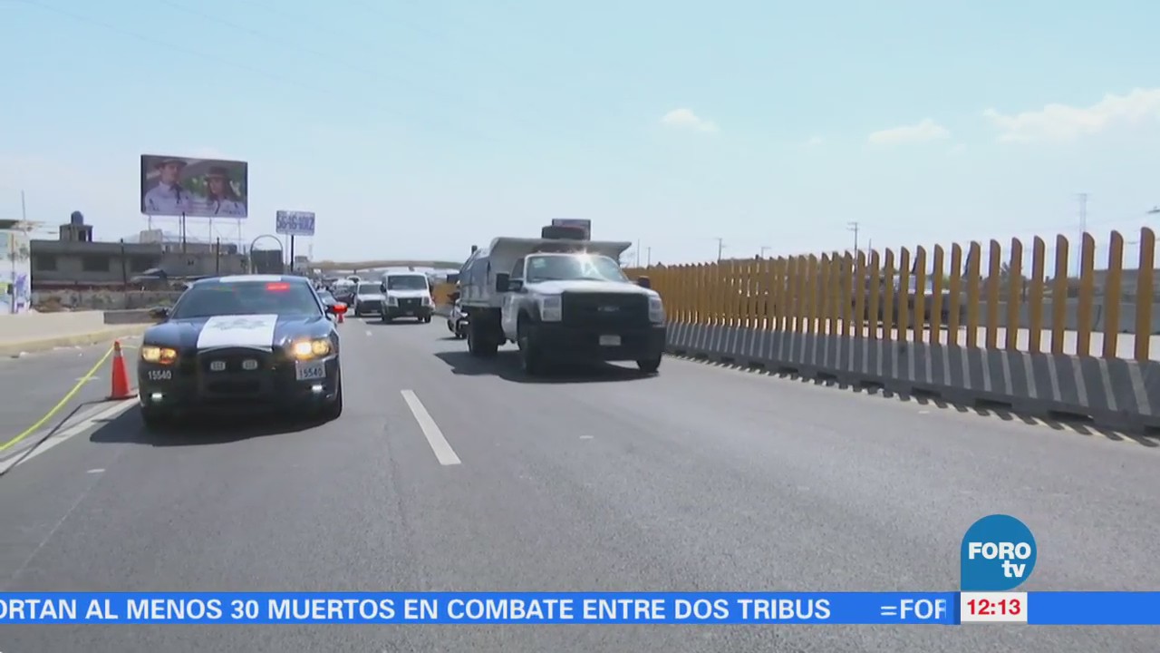 Asalto en la autopista México-Puebla deja una persona muerta
