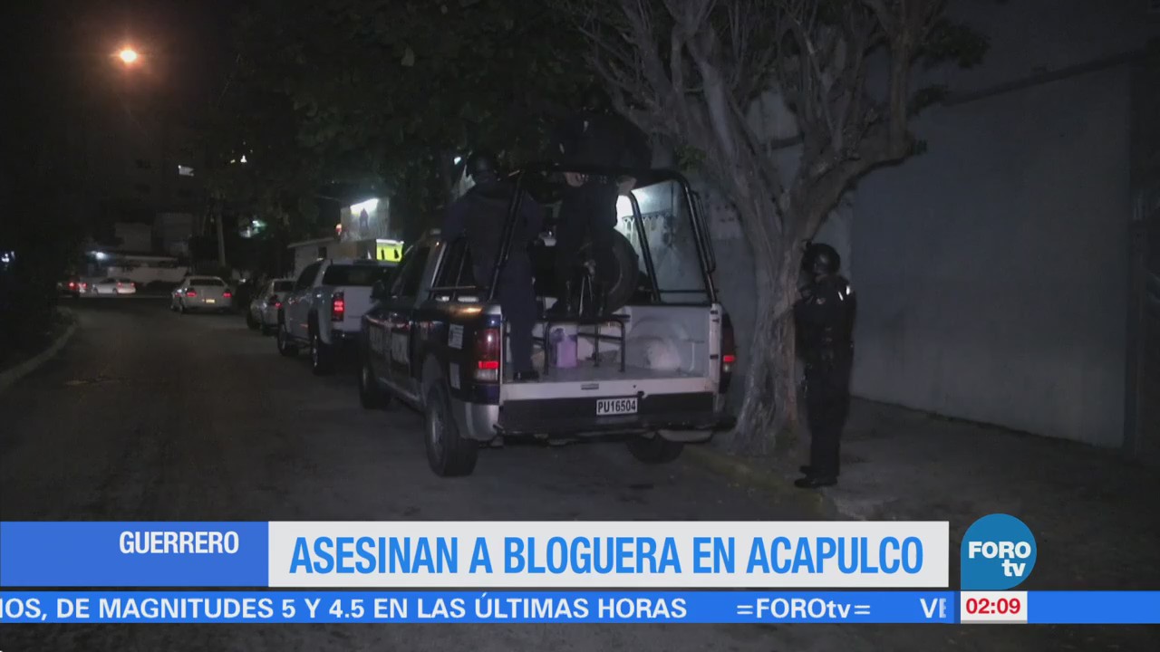 Asesinan a bloguera en Acapulco