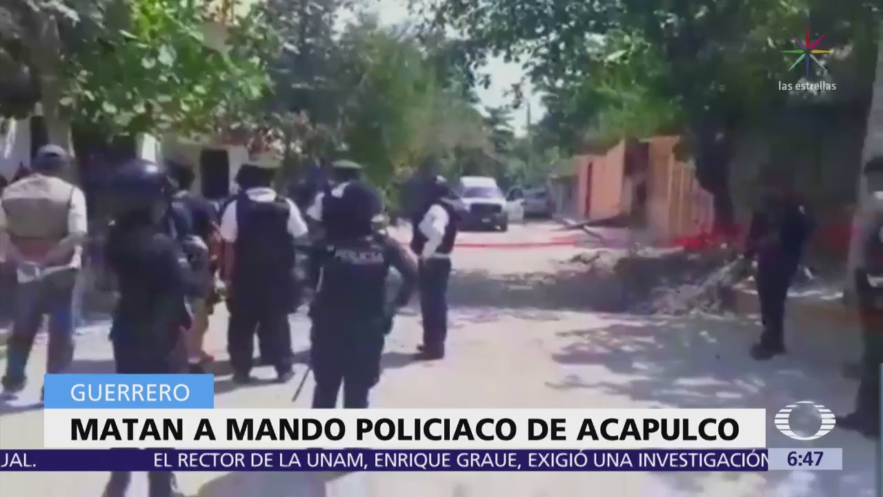 Asesinan a comandante de la Policía Preventiva en Acapulco, Guerrero