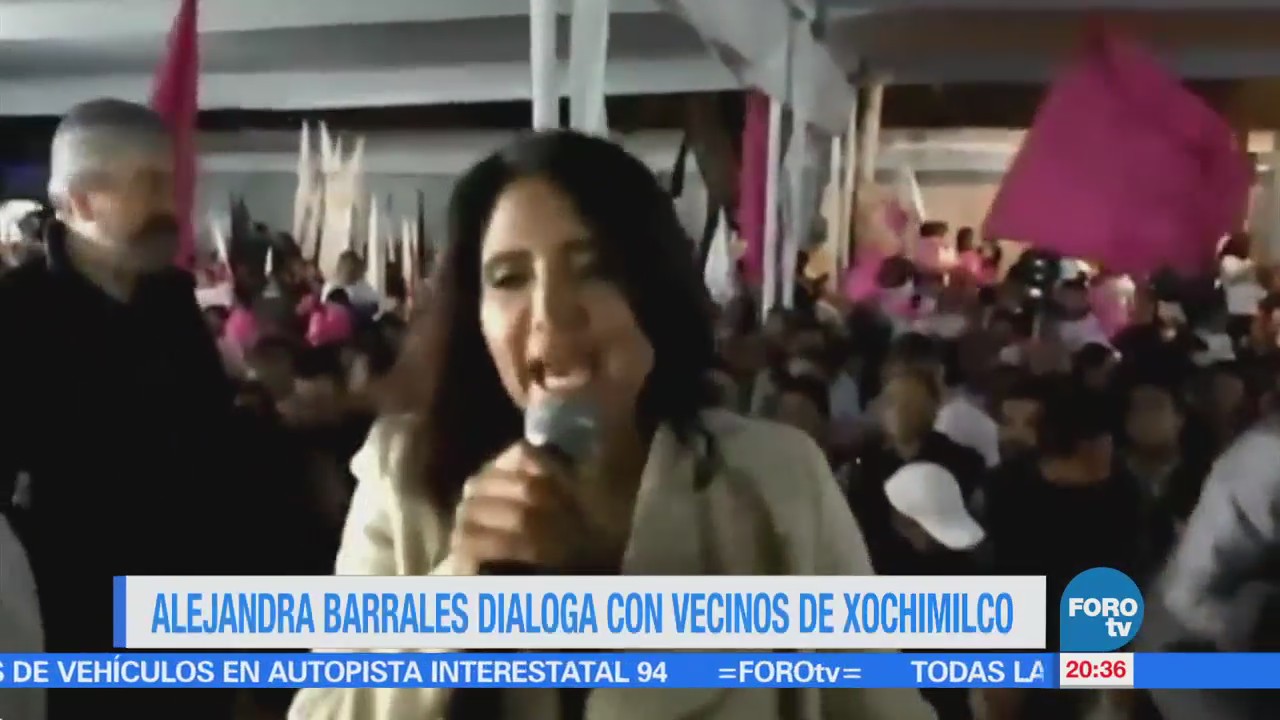 Barrales se reúne con vecinos de Xochimilco