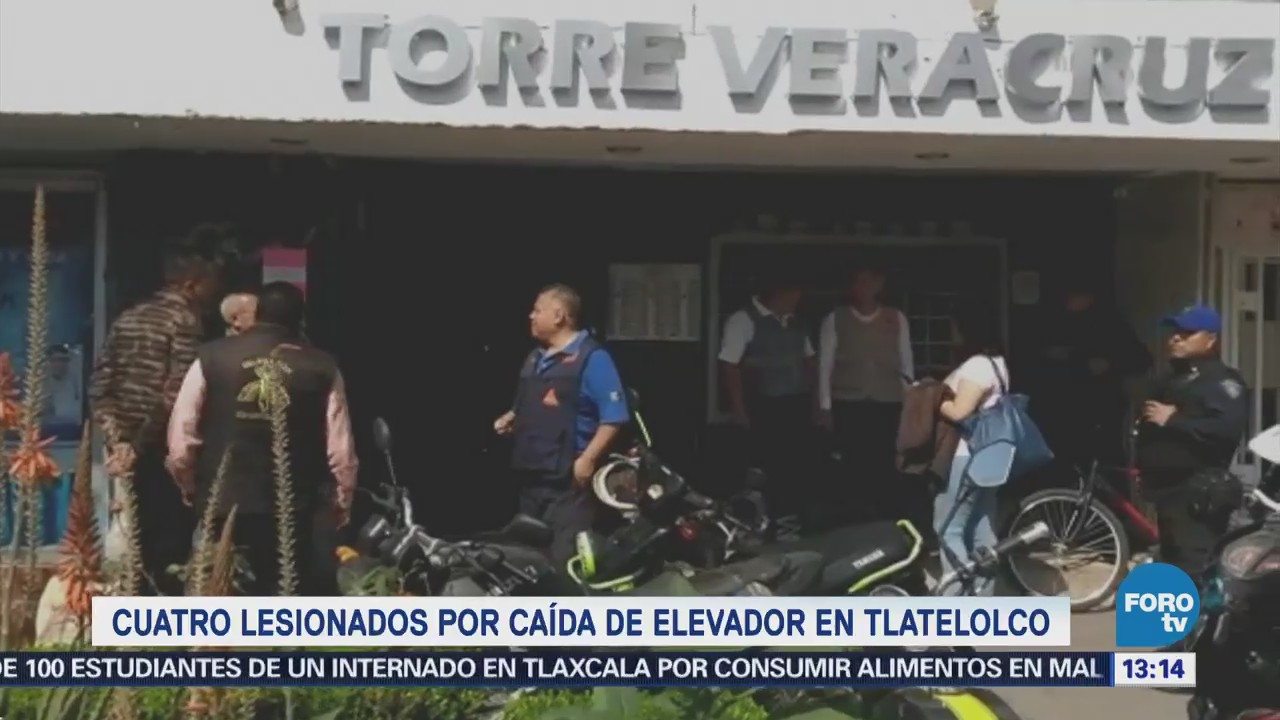 Cae Elevador Desde Piso 15 Edificio Veracruz Tlatelolco Cdmx