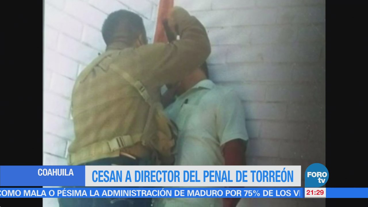 Cesan director de penal Torreón por amenazar con arma a funcionario
