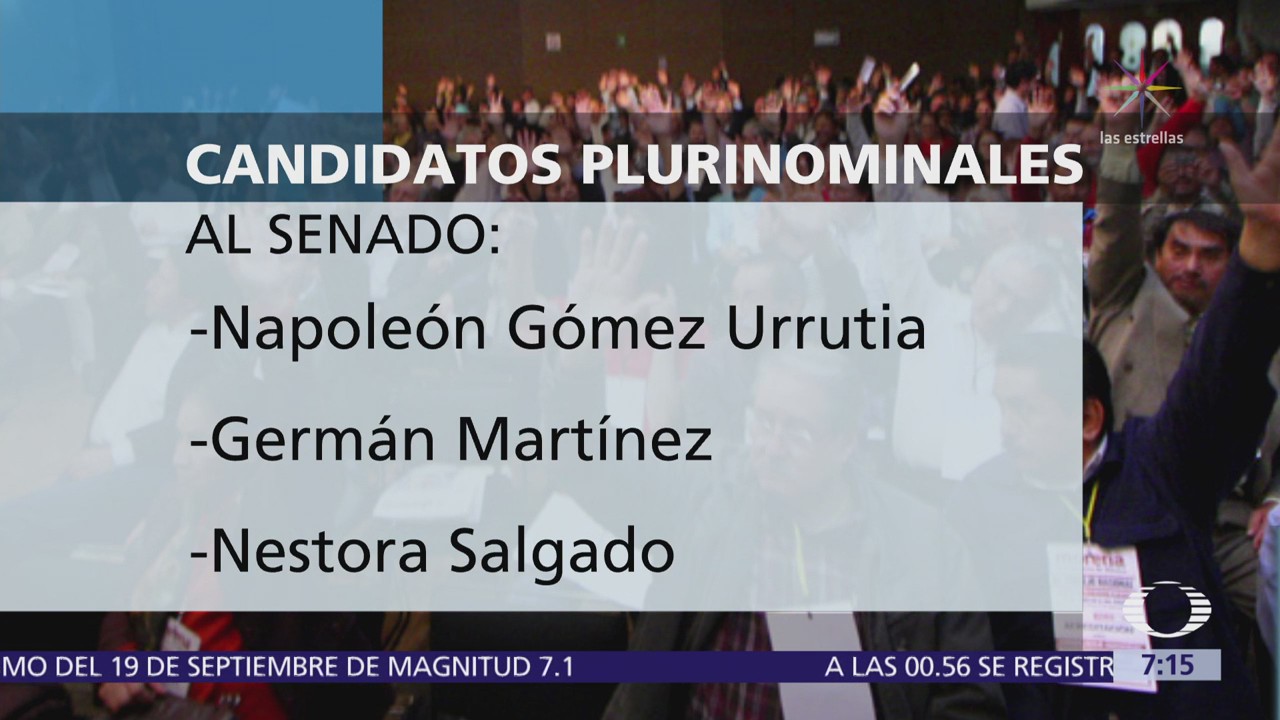 Consejo Nacional de Morena define candidatos plurinominales al Congreso