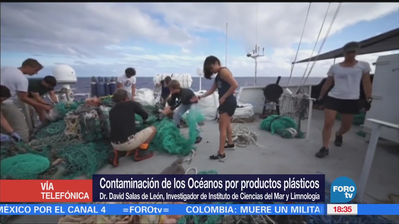 Contaminación Océanos Productos Plásticos David Salas De León