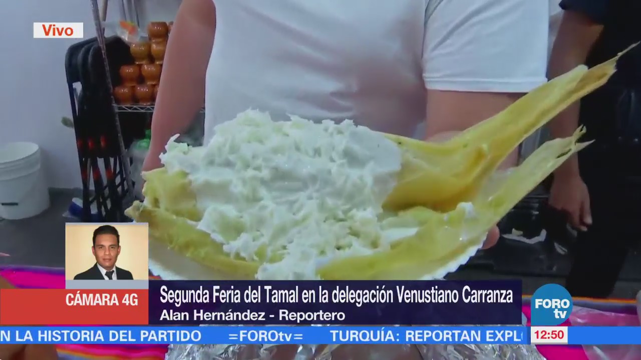 Cuatro países participan en la Feria del Tamal en Venustiano Carranza, CDMX