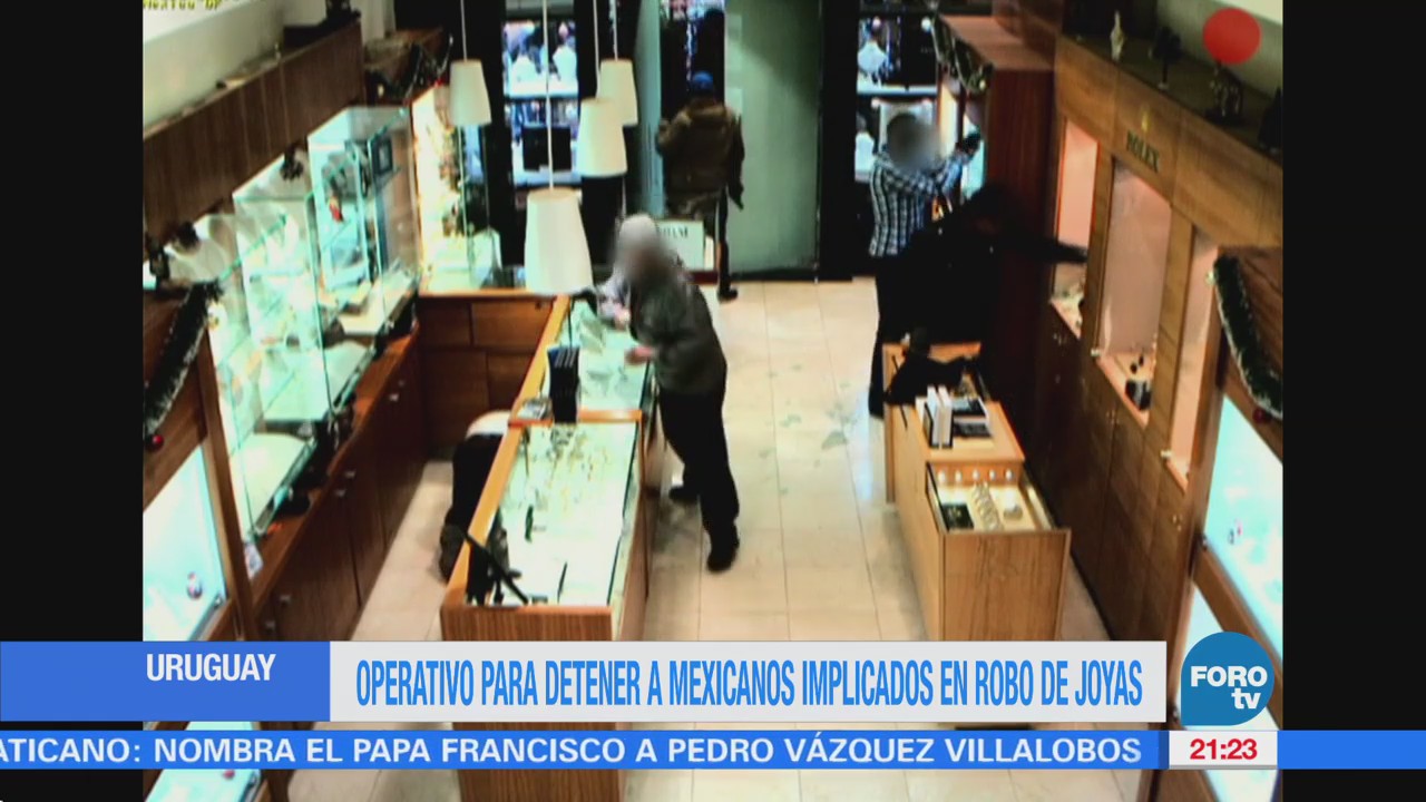 Detienen a otra mexicana implicada en robo de joyas en Uruguay