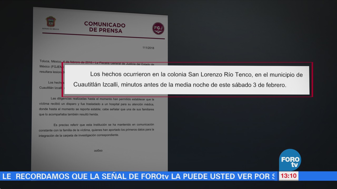 Edomex investiga agresión a Francisco Rojas