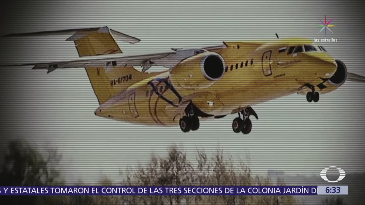 Estudian hipótesis del avión que se estrelló en Rusia