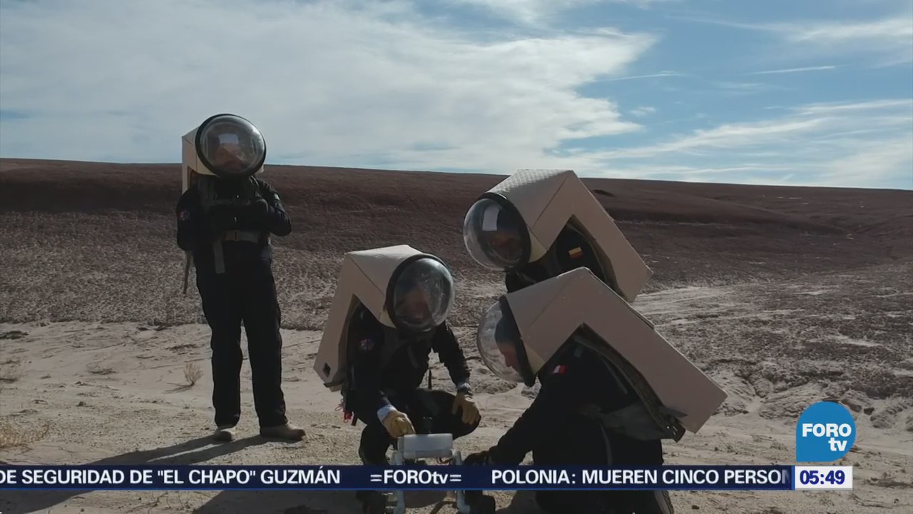 Estudiantes narran experiencia de simulación de viaje a Marte