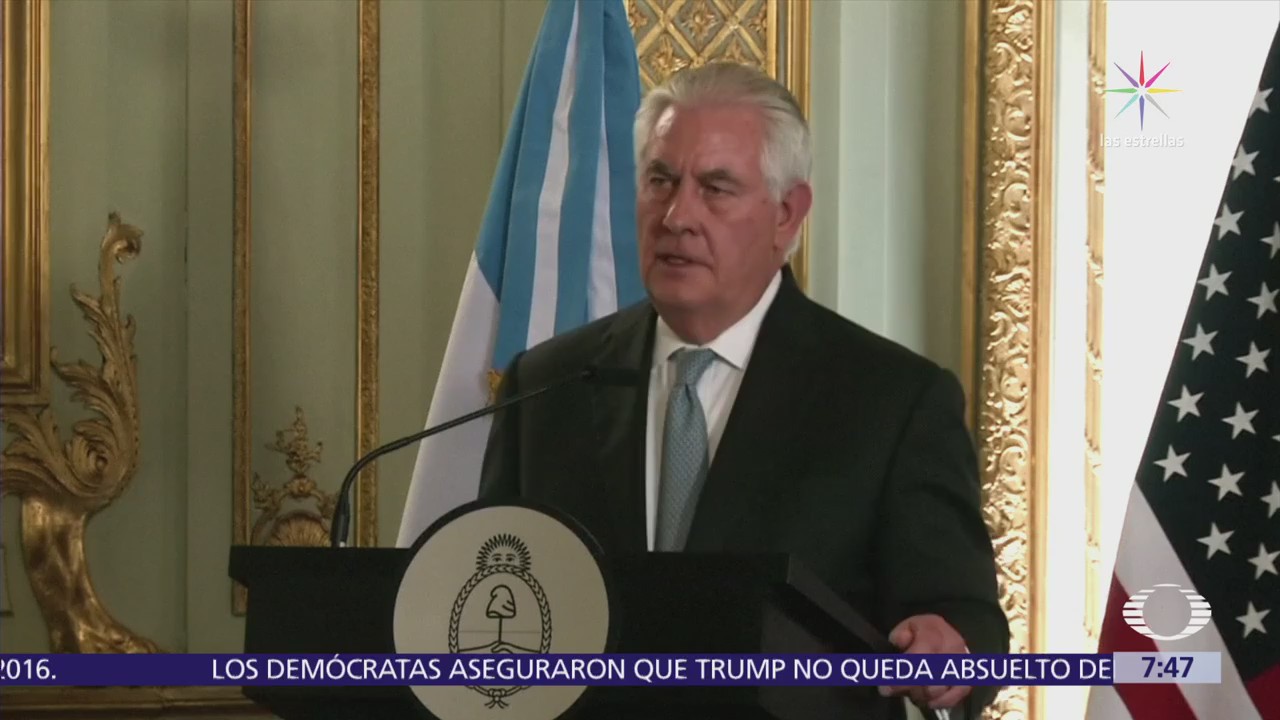 EU considera aplicar restricciones al petróleo de Venezuela, dice Tillerson