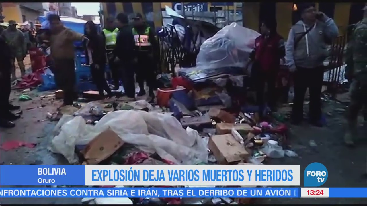 Explosión deja varios muertos y heridos en Bolivia