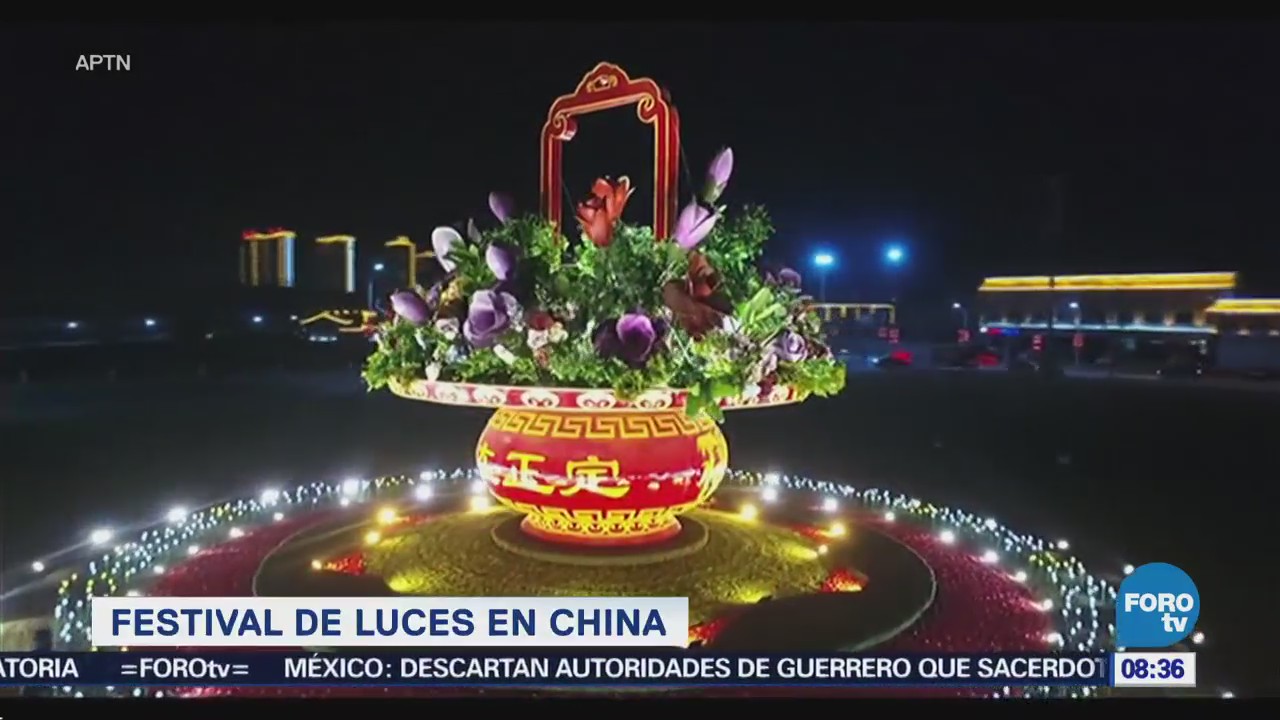 Extra Extra: Reciben el Año Nuevo Chino con luces de colores