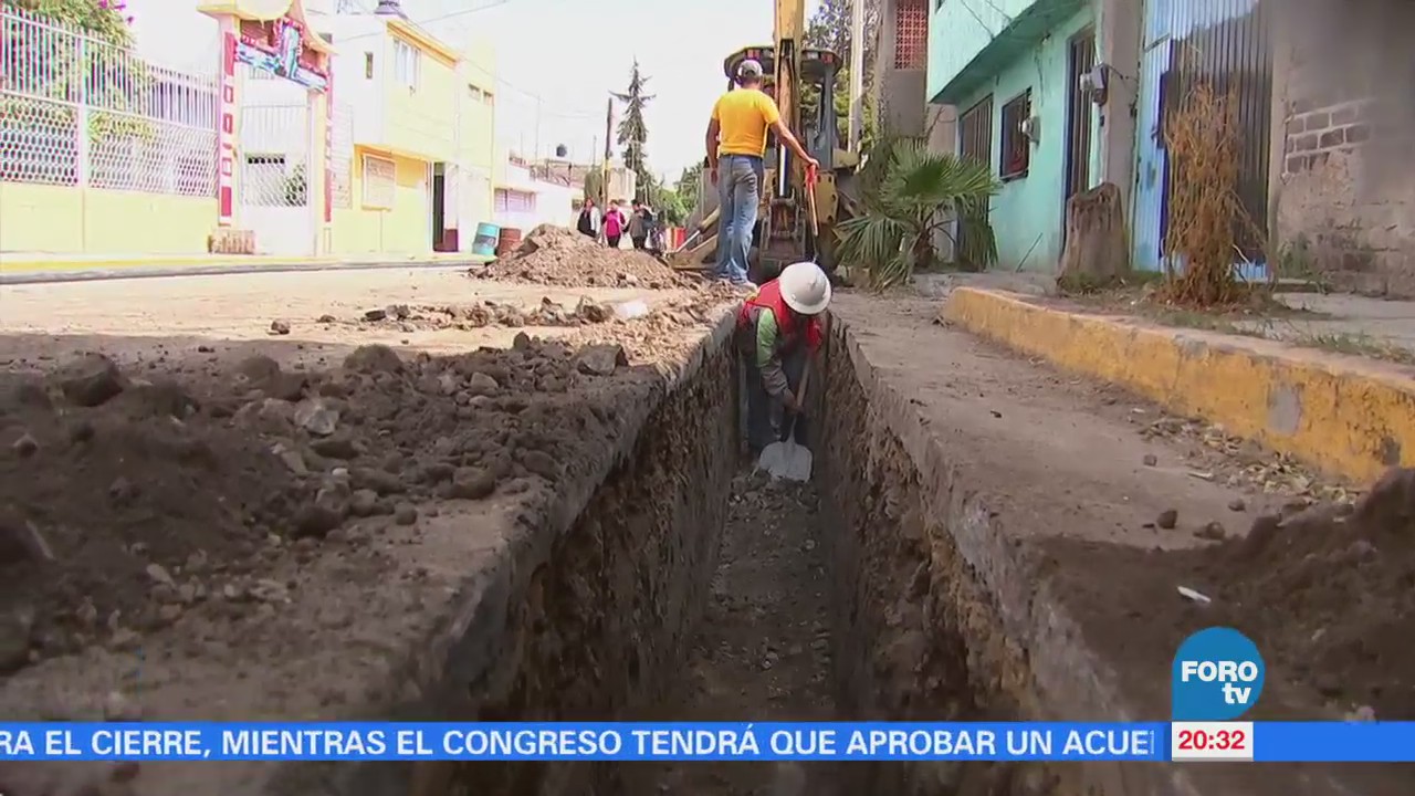 Inician trabajos para reconstruir red de agua en Tláhuac