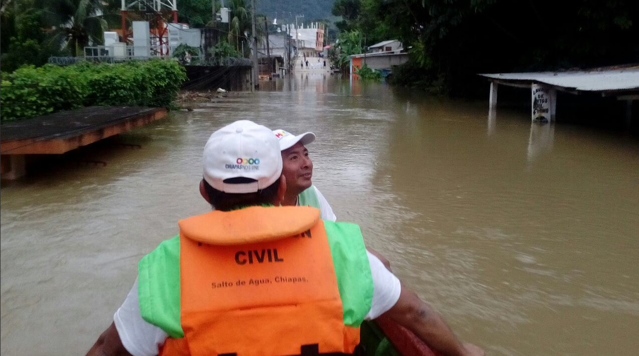 Emiten declaratoria de emergencia para diez municipios de Chiapas