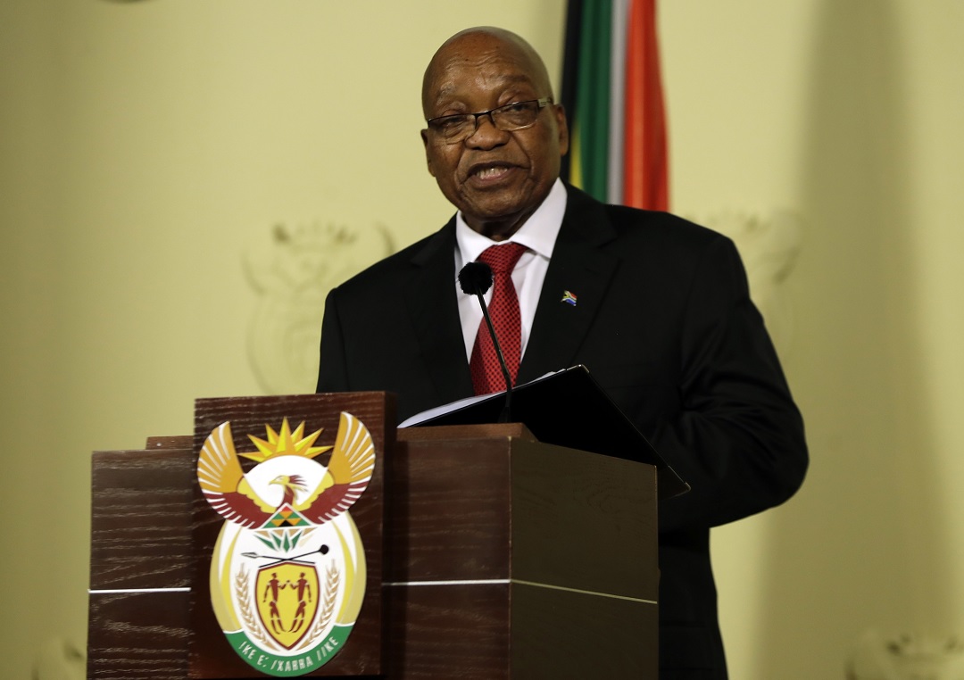 Jacob Zuma renuncia como presidente Sudáfrica