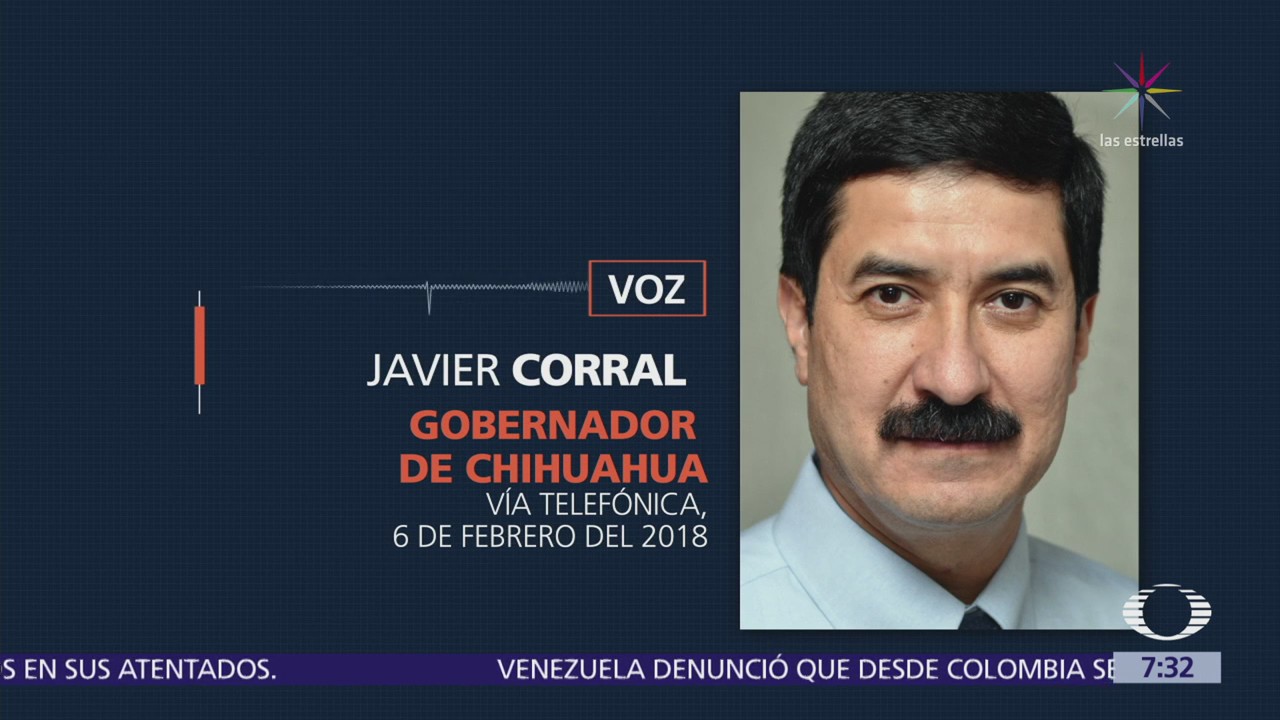 Javier Corral afirma que César Duarte fue visto en Nuevo Mexico, EU