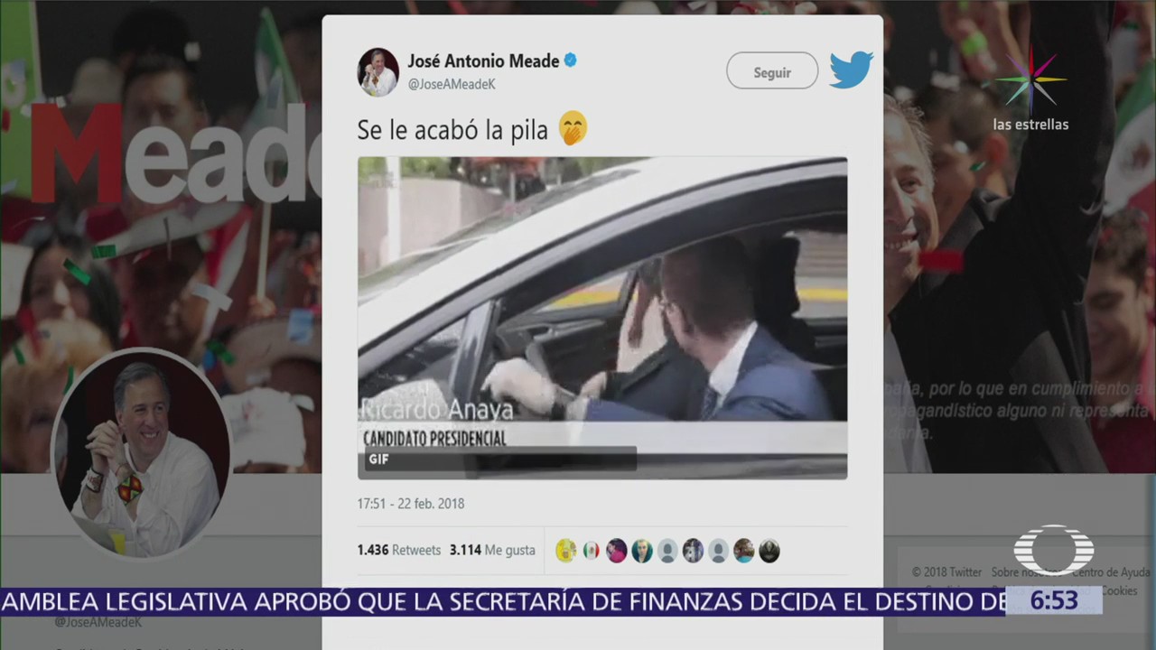 José Antonio Meade y Ricardo Anaya se trollean en redes sociales