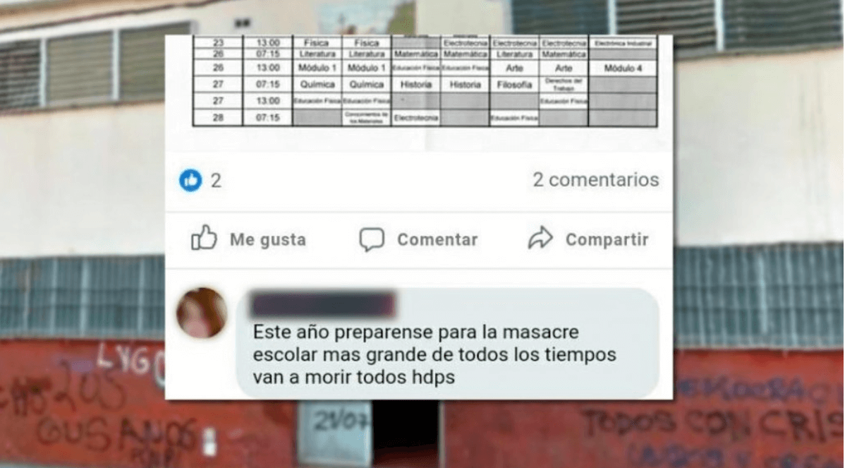 Joven amenaza con masacre en Buenos Aires