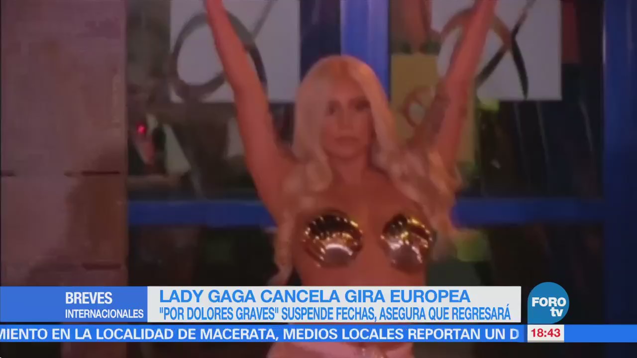 Lady Gaga cancela presentaciones de su gira ‘Joanne’