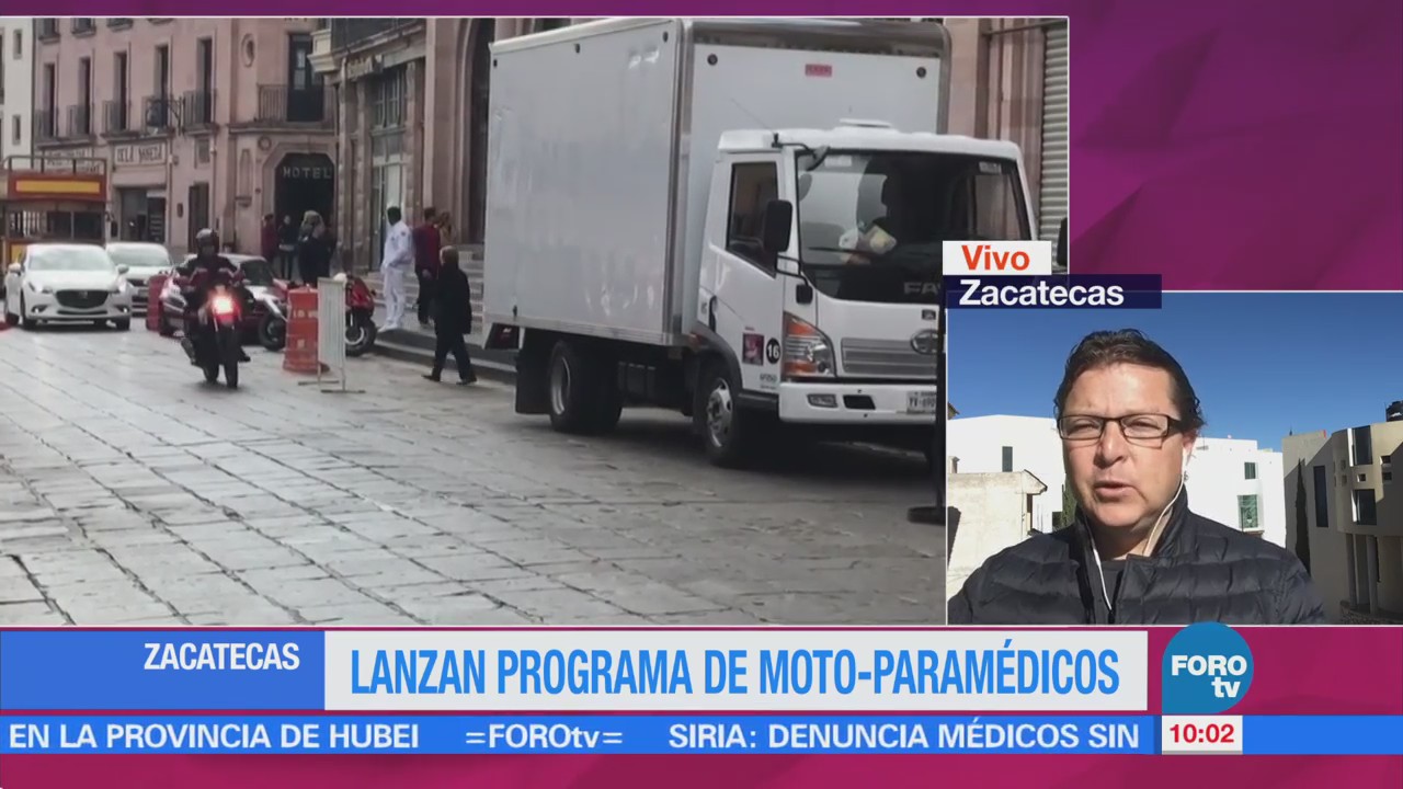Lanzan Programa Moto-Paramédicos Zacatecas
