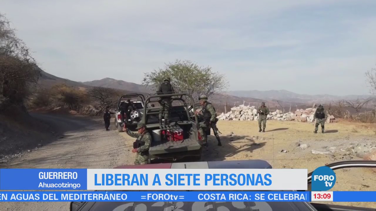 Liberan a siete personas privadas de la libertad en Guerrero