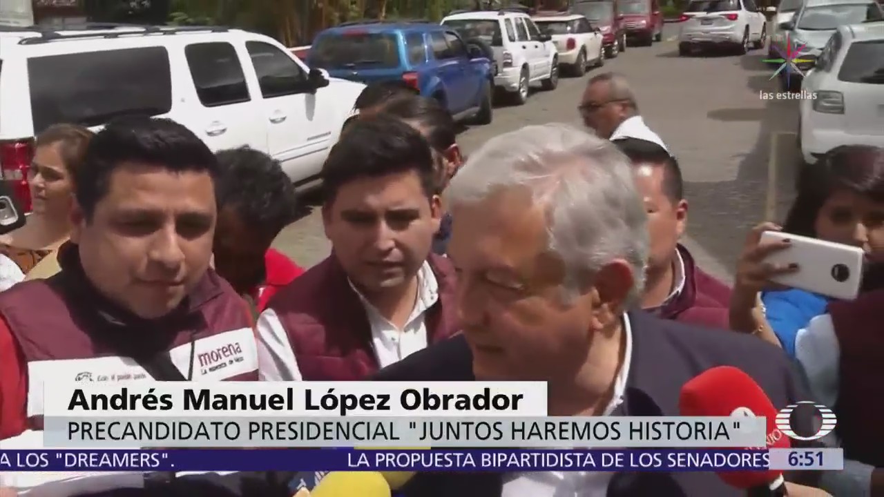 López Obrador acusa al INE de no poner orden en intercampaña