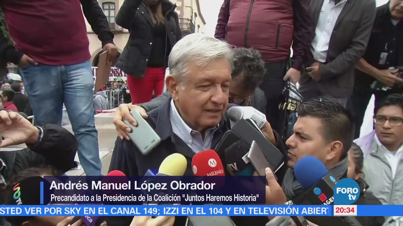 López Obrador tuvo actividades en Querétaro