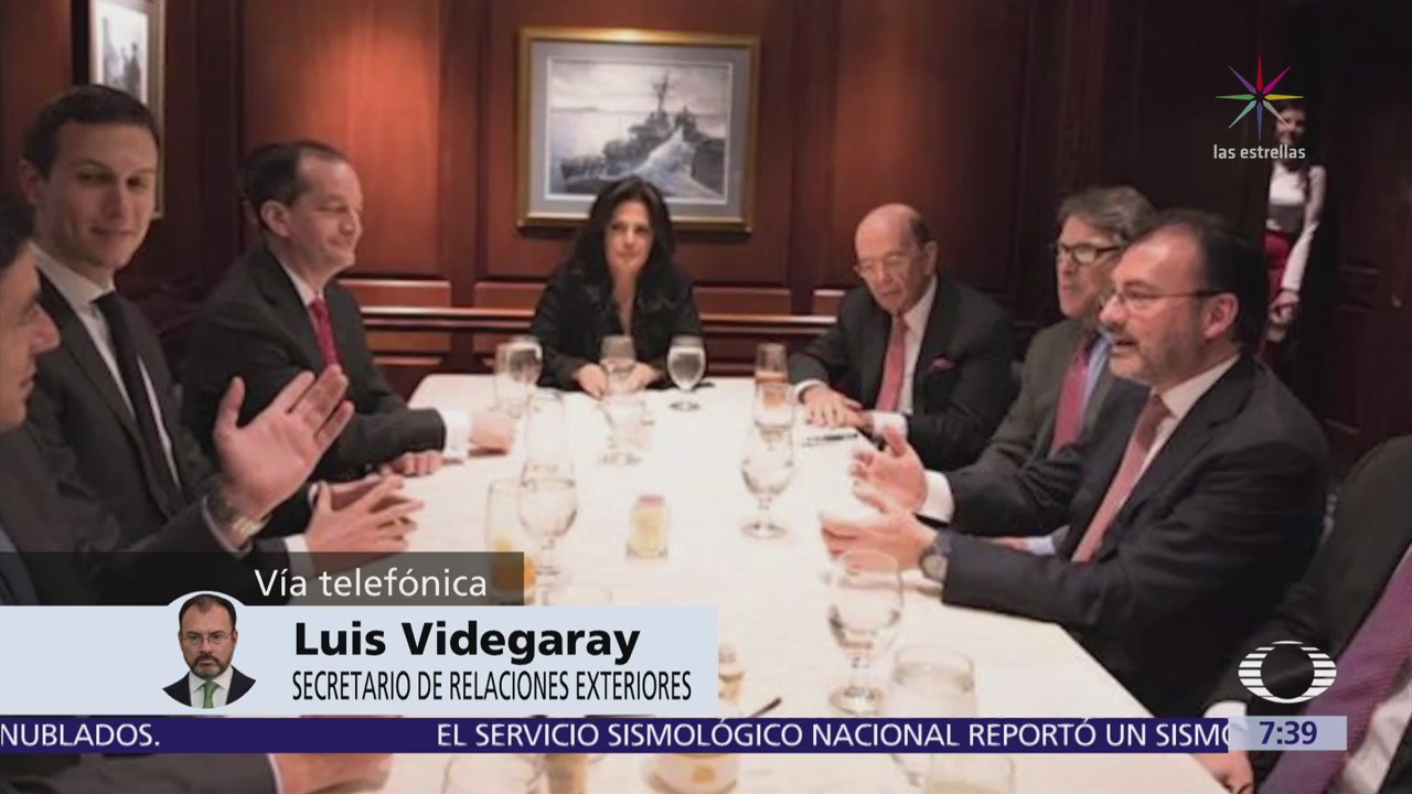 Luis Videgaray habla en Despierta sobre la reunión entre Peña y Trump