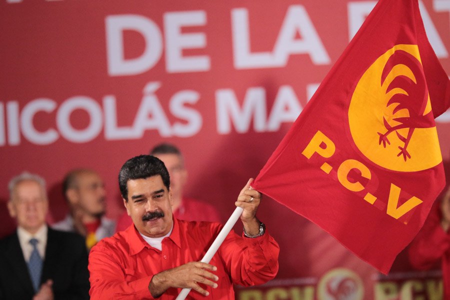 Maduro acepta candidatura Partido Comunista Venezuela