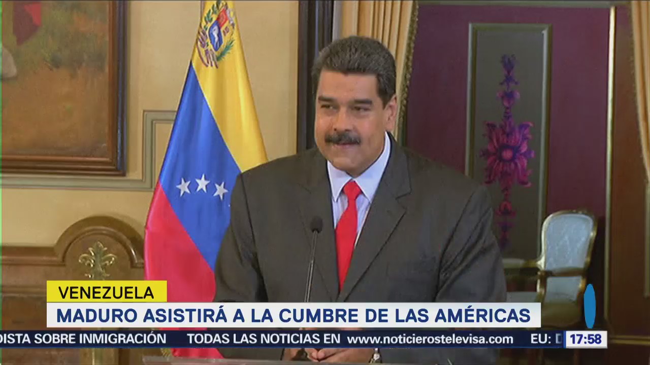 Maduro afirma que irá a Cumbre de las Américas en Perú