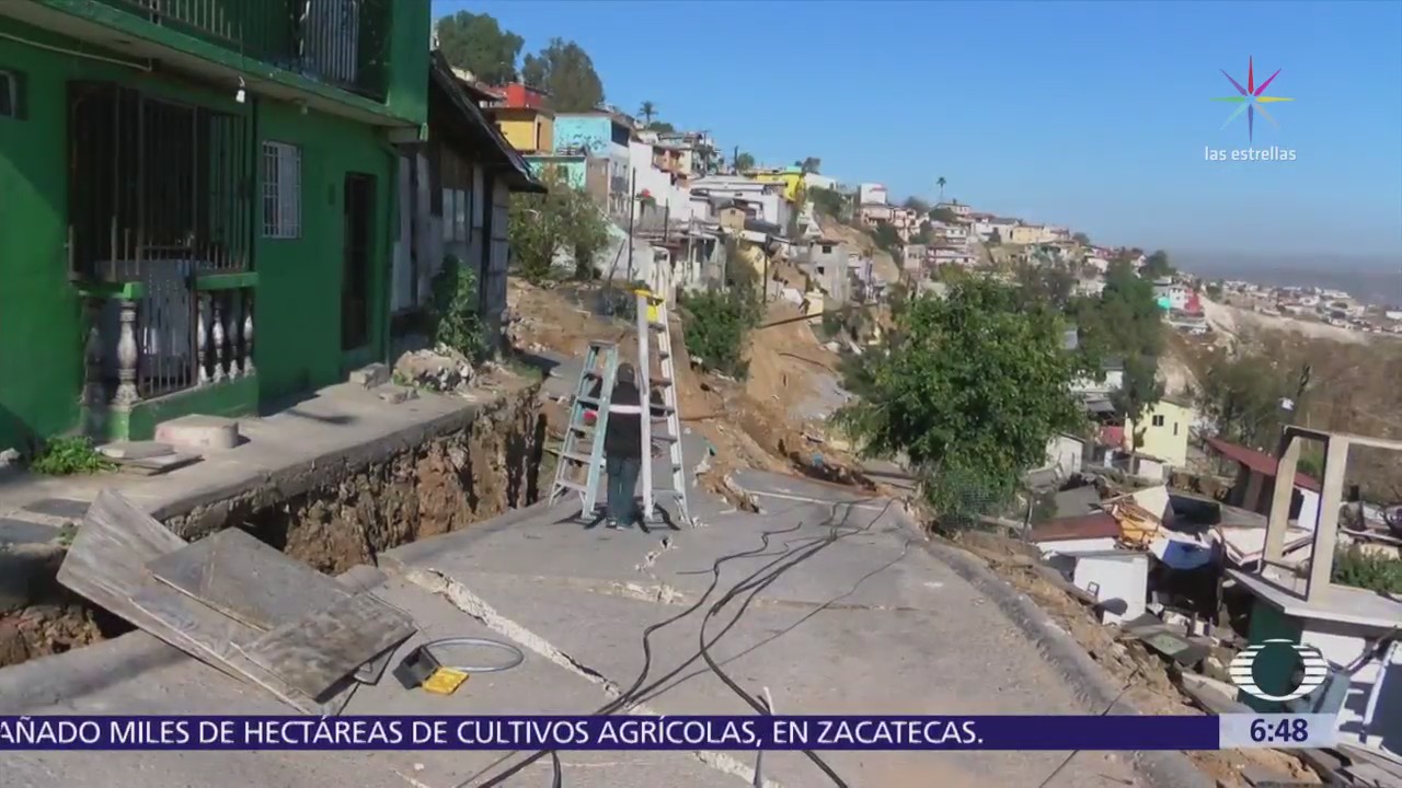 Más de 250 personas pierden su casa por deslave en Tijuana